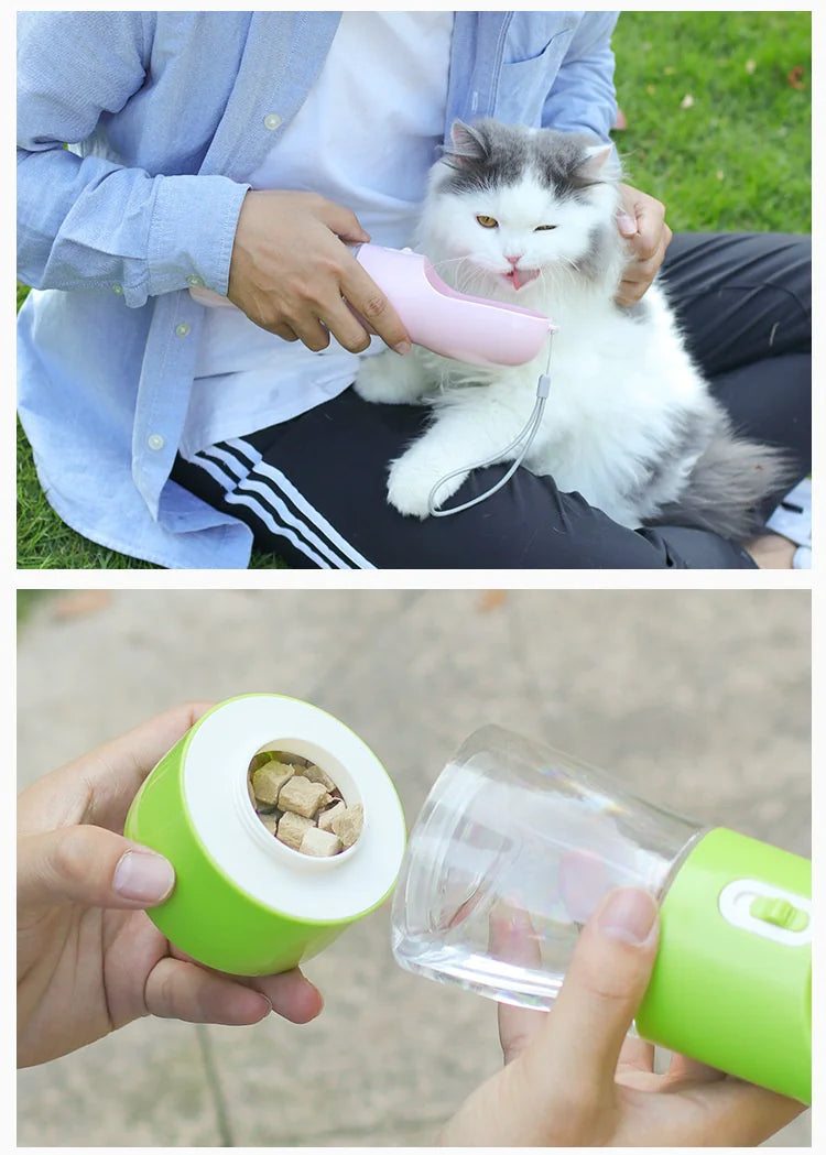 Portable Pet Drinking Cup/ Vaso portátil para beber para mascotas